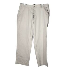 Dockers D3 Pants Men's 36x30 (35x29) Stone Khaki Flat Front Chino
